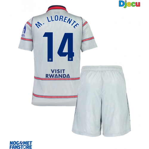 Atletico Madrid Marcos Llorente #14 Rezervni Dres za djecu 2026-27 Kratak Rukav (+ Kratke hlače)